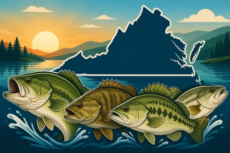 Virginia Bass Fishing: Largemouth, Smallmouth, Spotted, and Alabama Bass