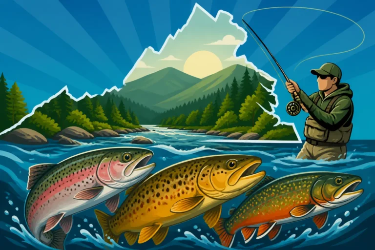 Trout Fishing in Virginia: Rainbow, Brown, and Brook Trout