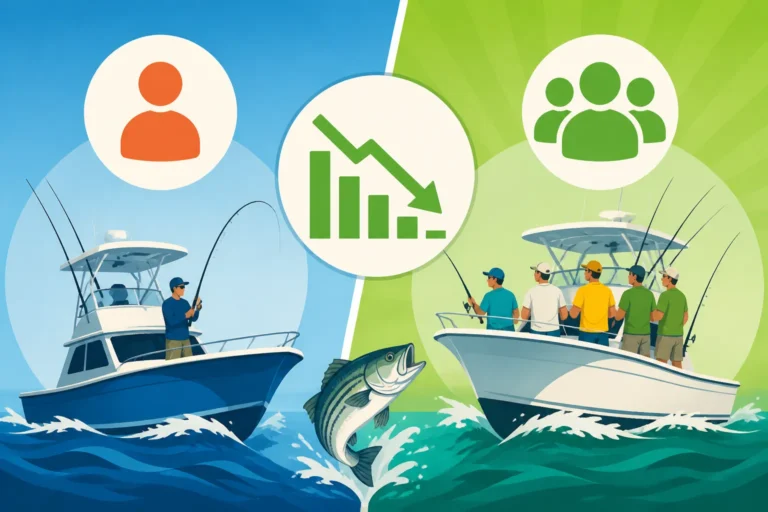 How Group Size Changes the Per-Person Charter Cost